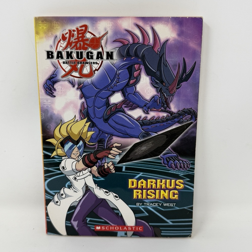 Bakugan Battle Brawlers "Darkus Rising" book (2009) Paperback
